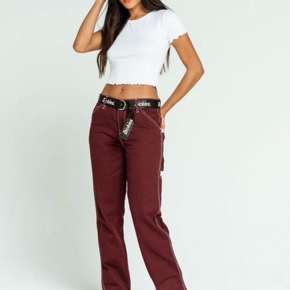DICKIES Pants - NWT DICKIES Belted Juniors Carpenter Pants Relax